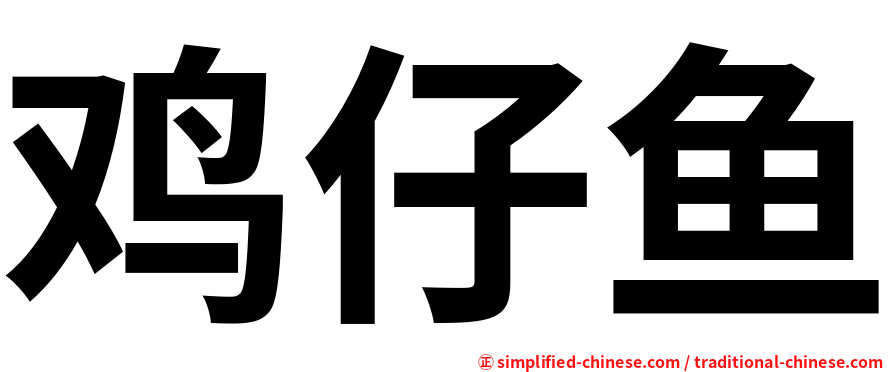 鸡仔鱼