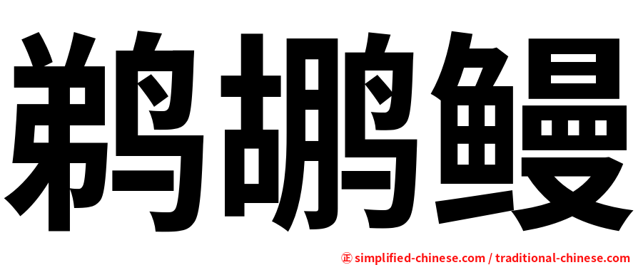 鹈鹕鳗
