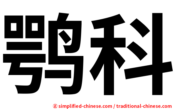 鹗科