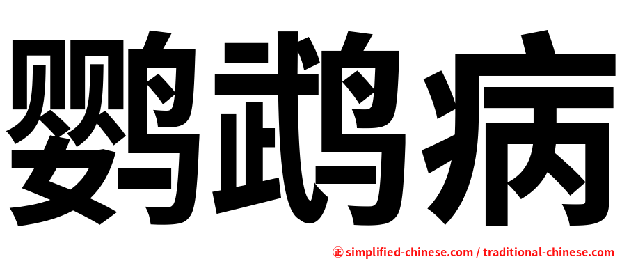 鹦鹉病
