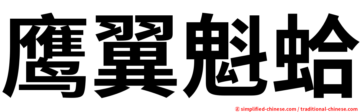鹰翼魁蛤