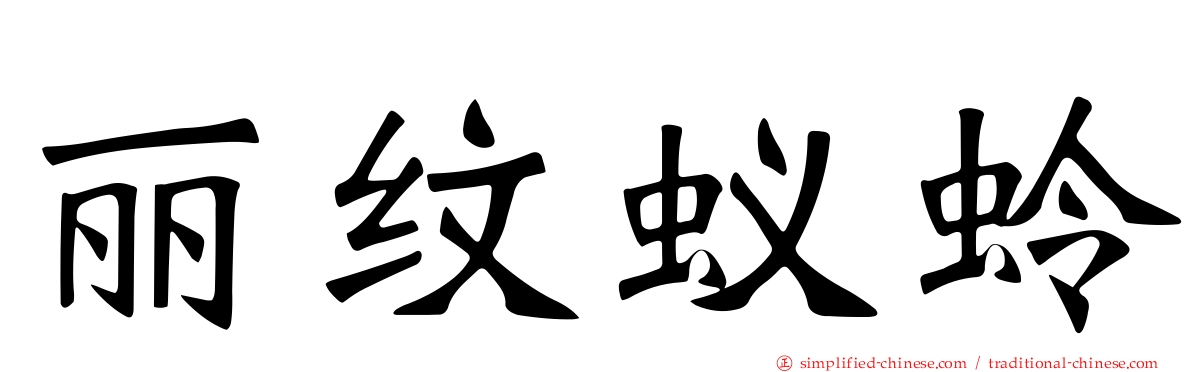 丽纹蚁蛉