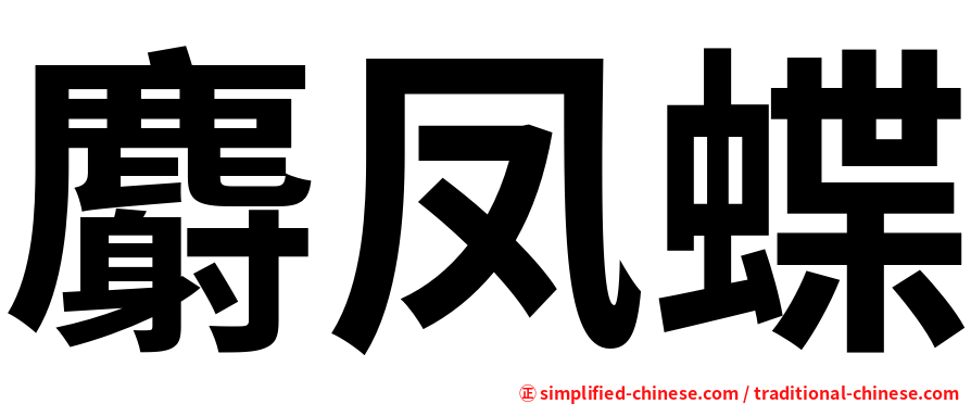麝凤蝶