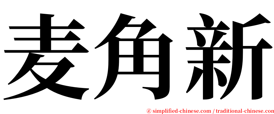 麦角新 serif font
