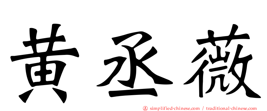 黄丞薇