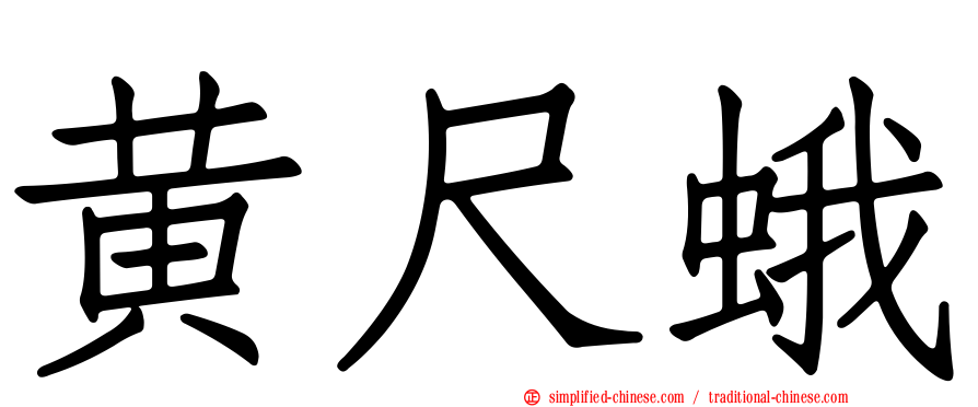 黄尺蛾