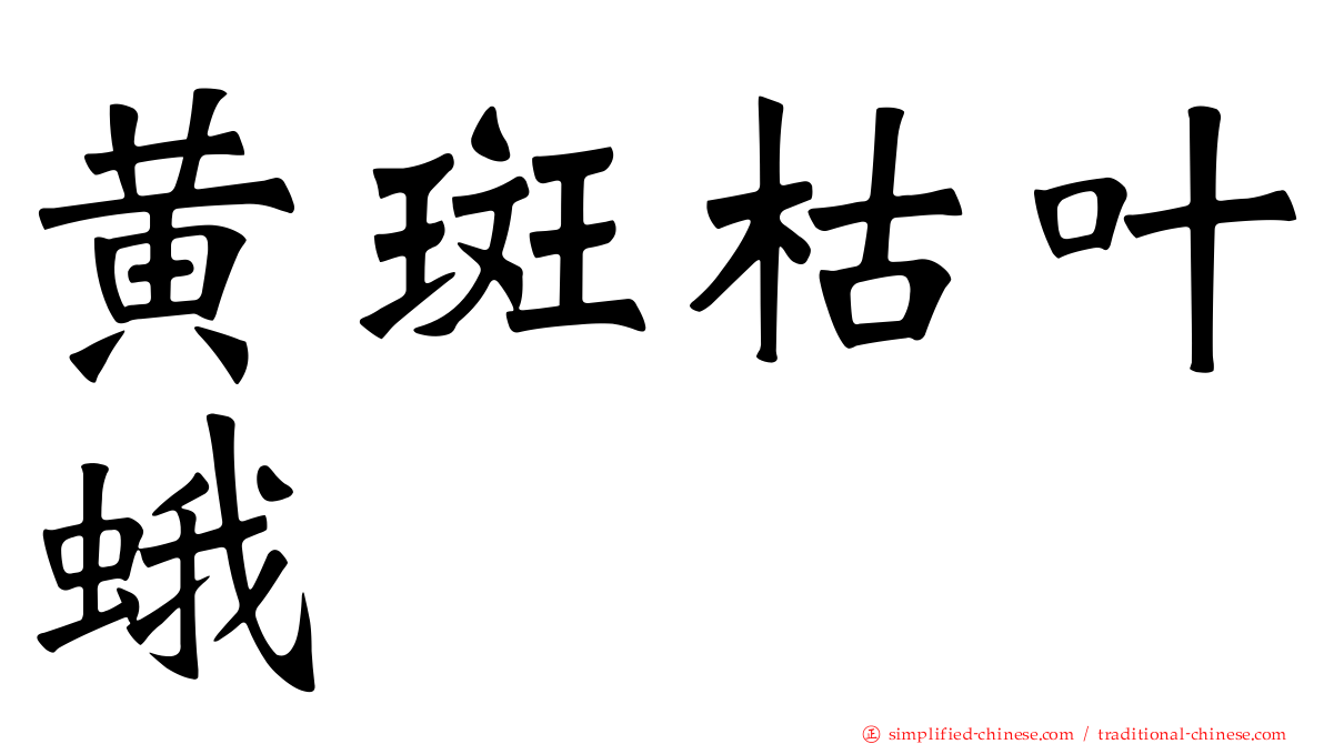 黄斑枯叶蛾
