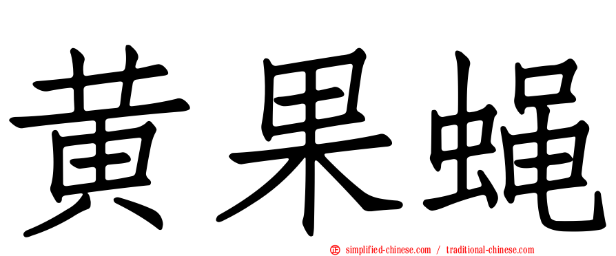黄果蝇