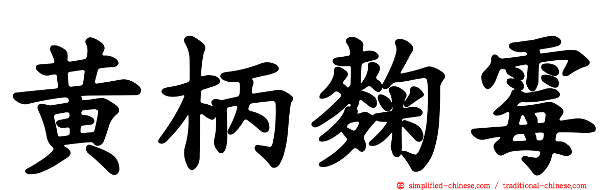 黄柄曲霉