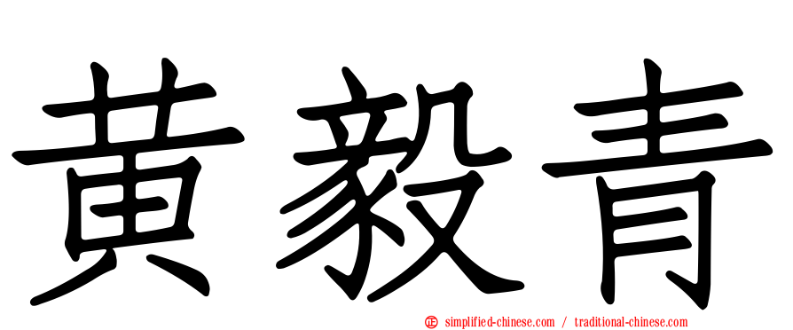 黄毅青