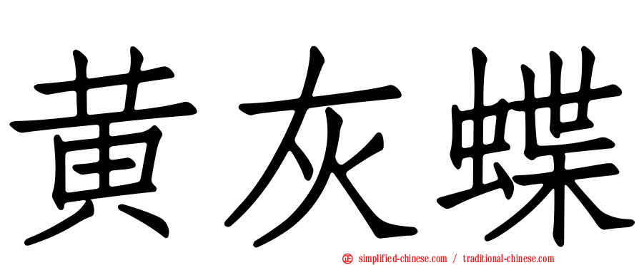 黄灰蝶