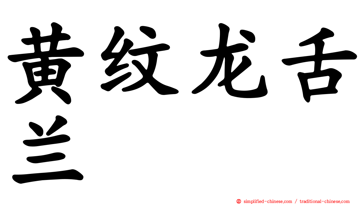 黄纹龙舌兰