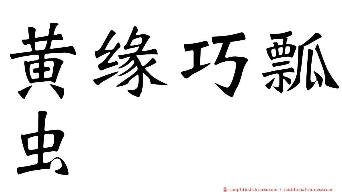 黄缘巧瓢虫