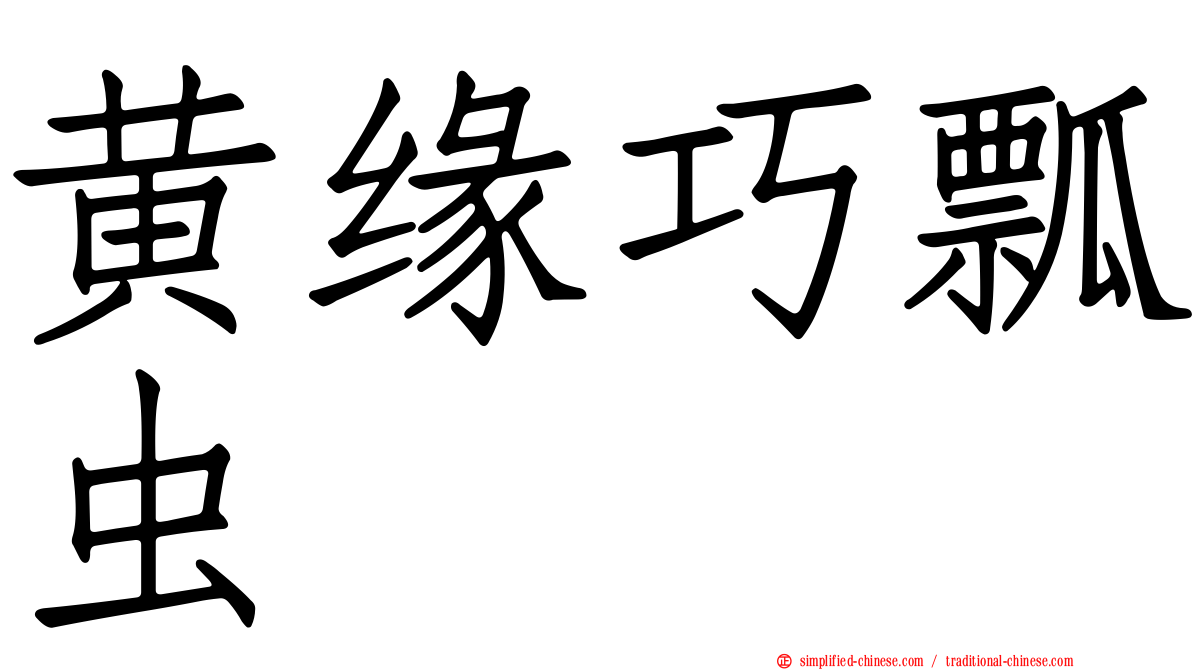 黄缘巧瓢虫