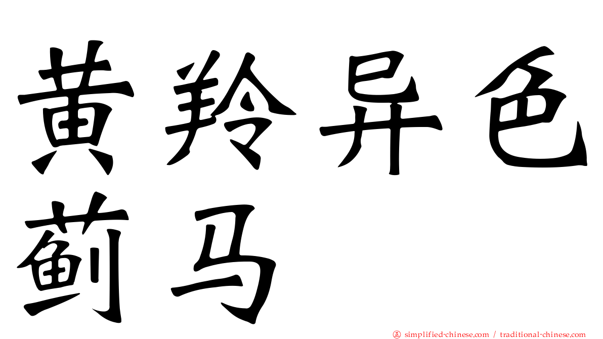 黄羚异色蓟马