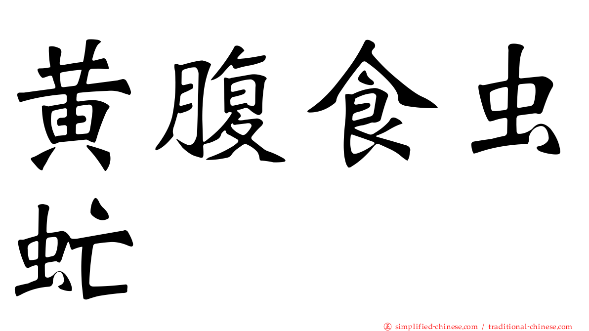 黄腹食虫虻