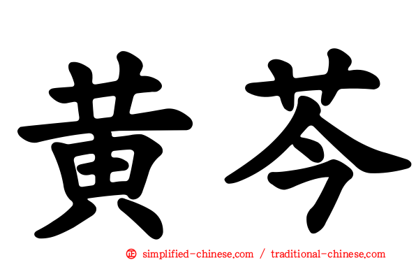 黄芩