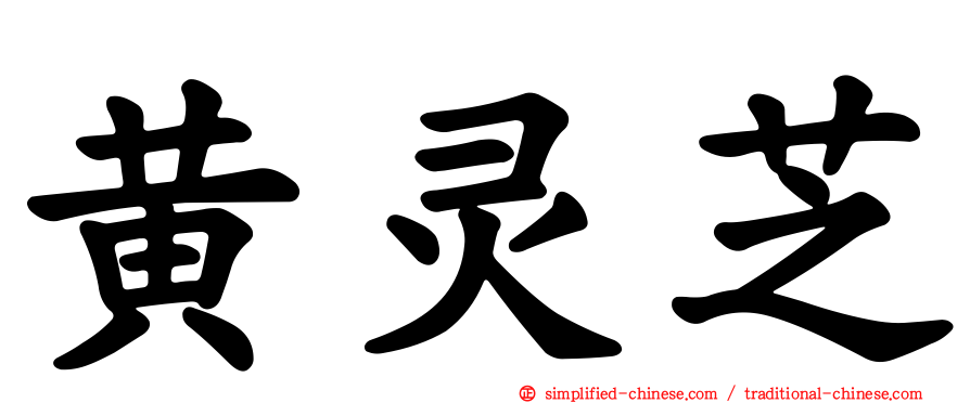 黄灵芝