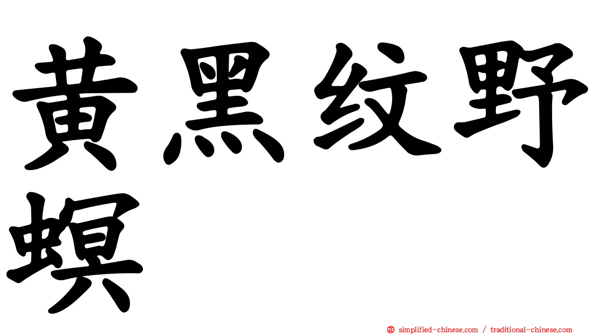 黄黑纹野螟