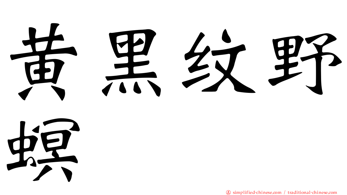 黄黑纹野螟