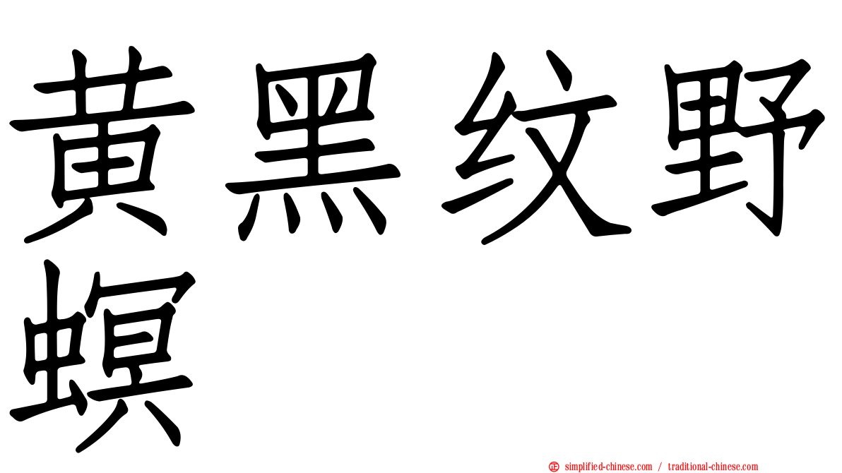 黄黑纹野螟