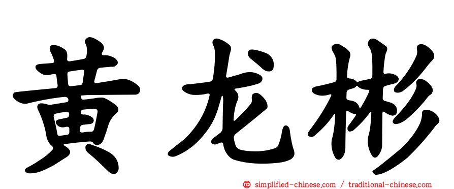 黄龙彬