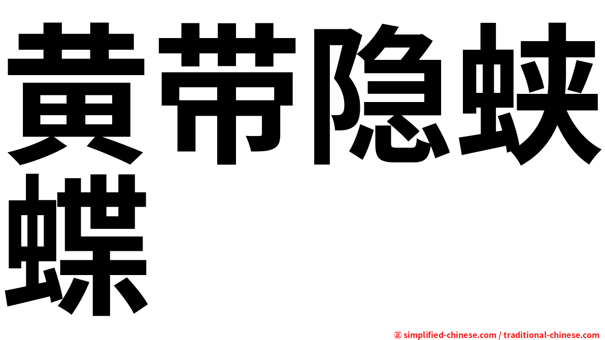 黄带隐蛱蝶