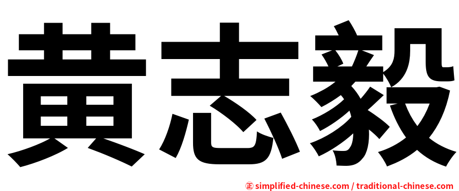黄志毅