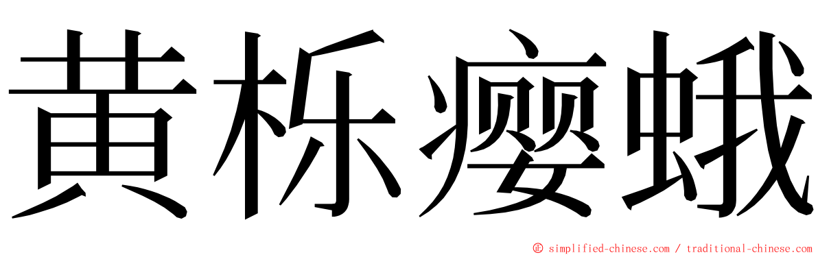 黄栎瘿蛾 ming font