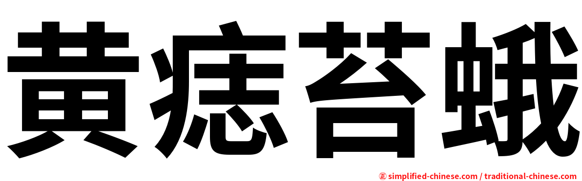 黄痣苔蛾