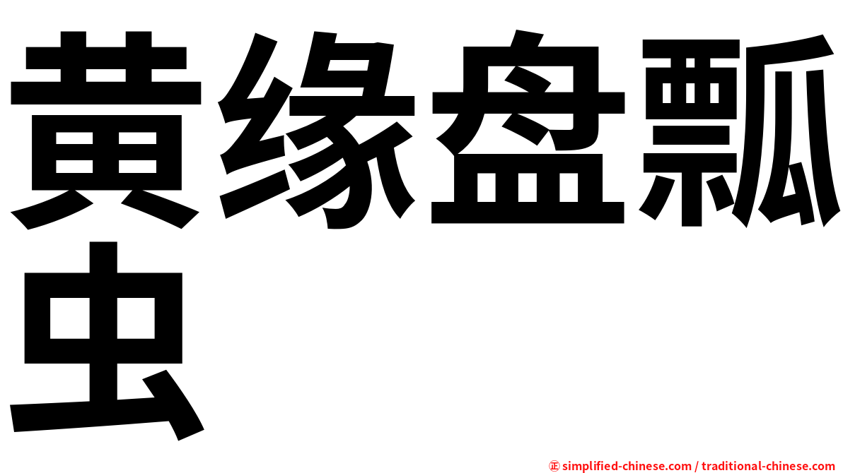 黄缘盘瓢虫