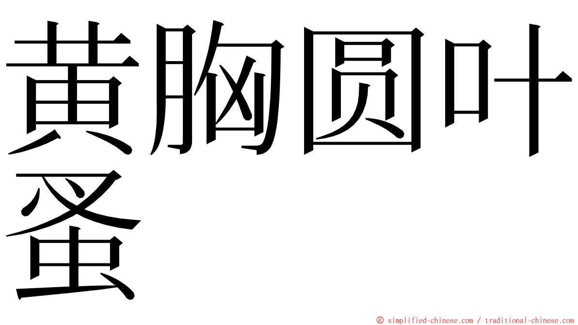 黄胸圆叶蚤 ming font