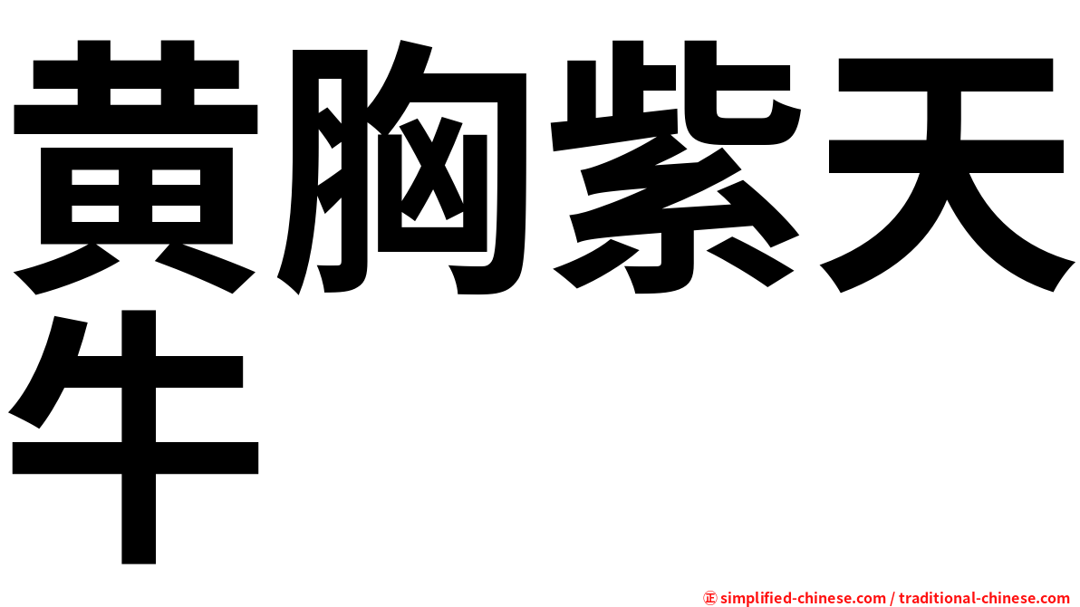 黄胸紫天牛