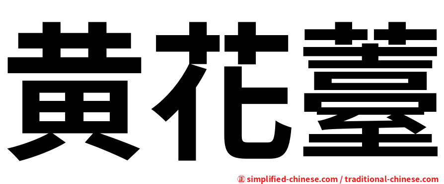 黄花薹