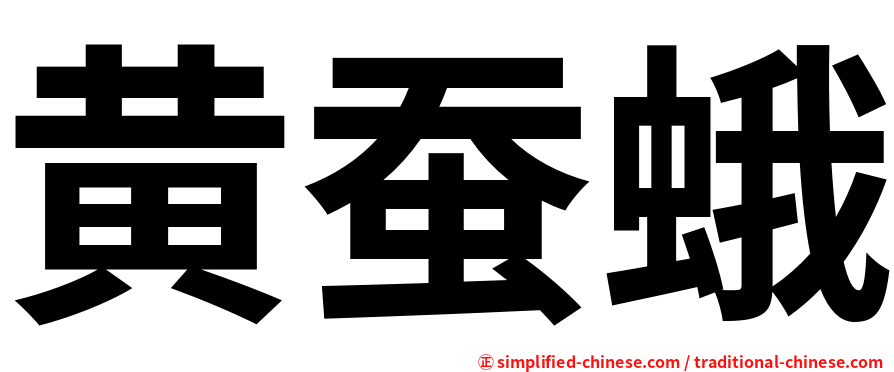 黄蚕蛾