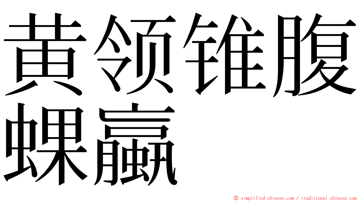 黄领锥腹蜾蠃 ming font