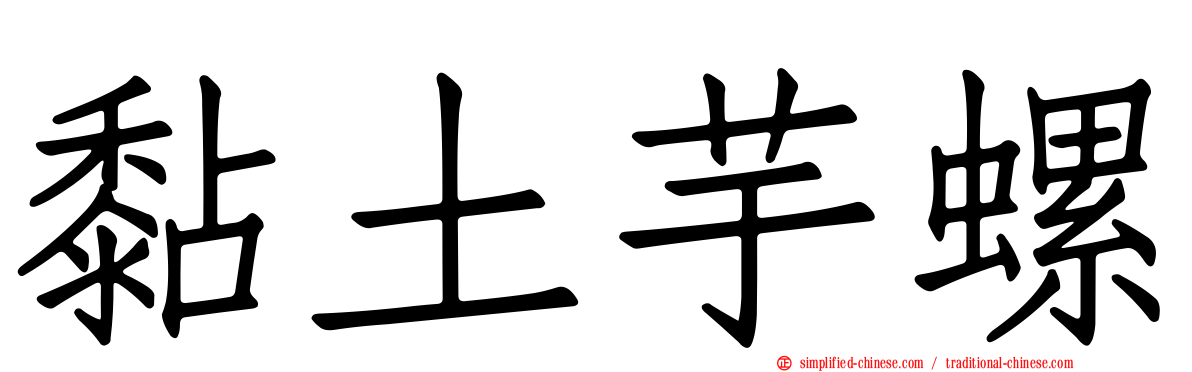 黏土芋螺