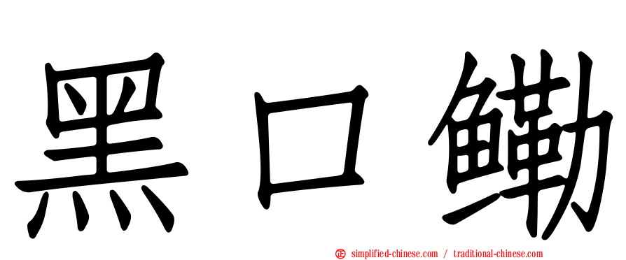黑口鳓