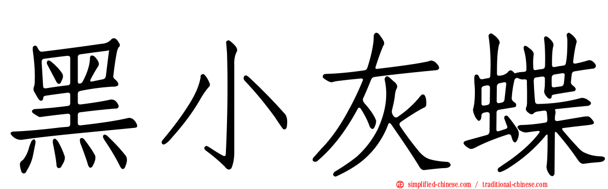 黑小灰蝶