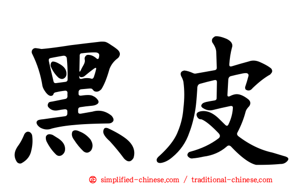 黑皮