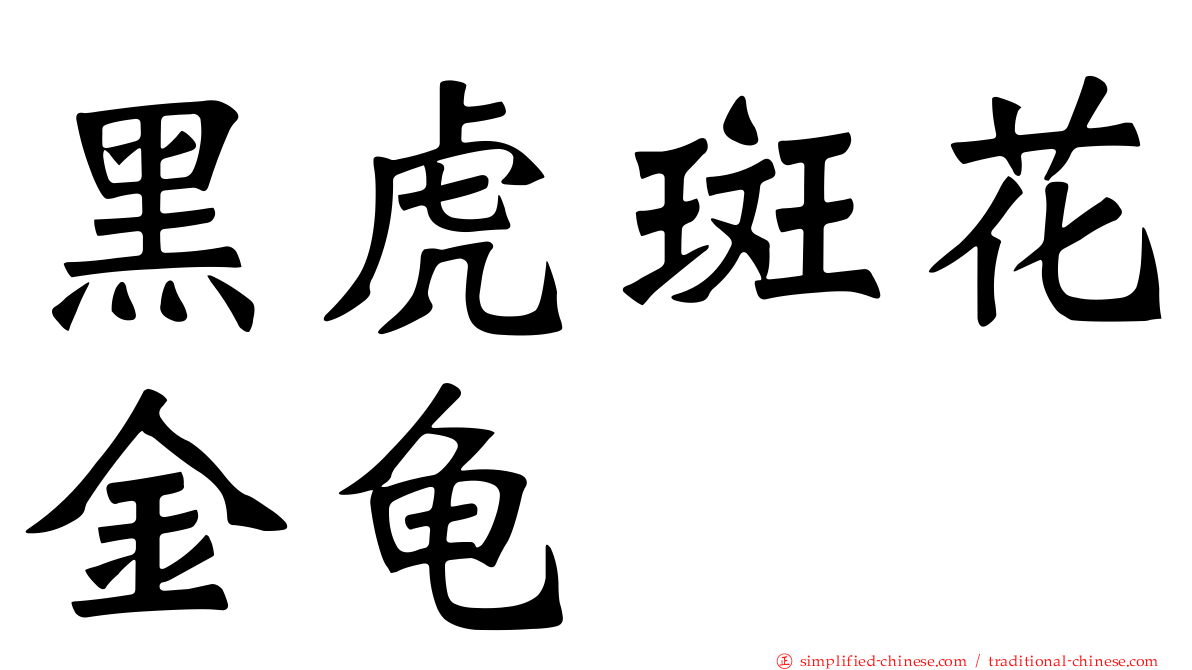 黑虎斑花金龟
