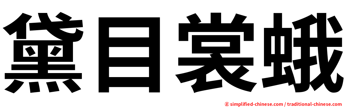 黛目裳蛾