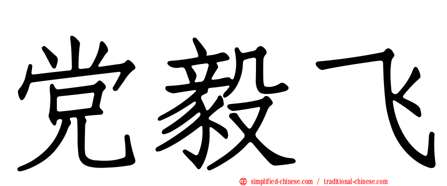 党毅飞