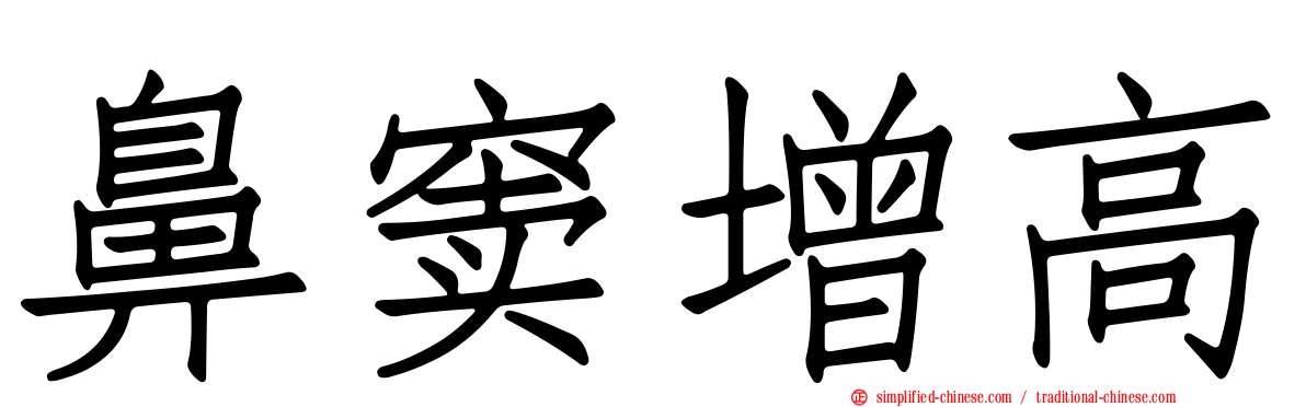 鼻窦增高