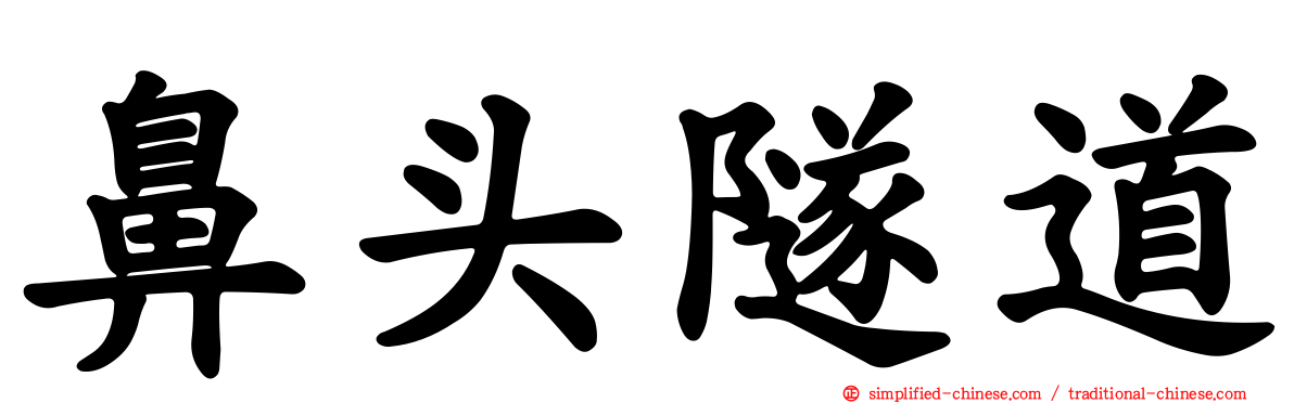 鼻头隧道