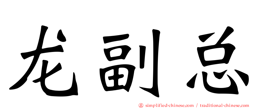 龙副总