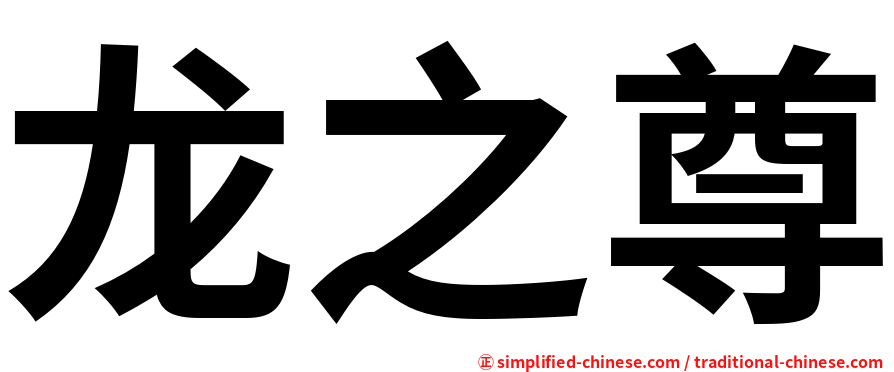龙之尊