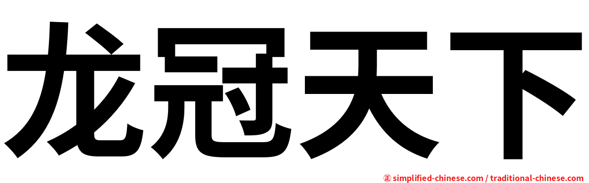 龙冠天下