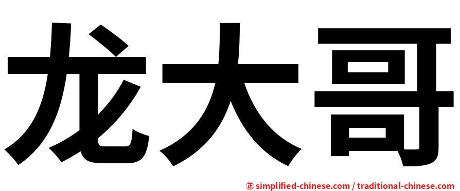 龙大哥