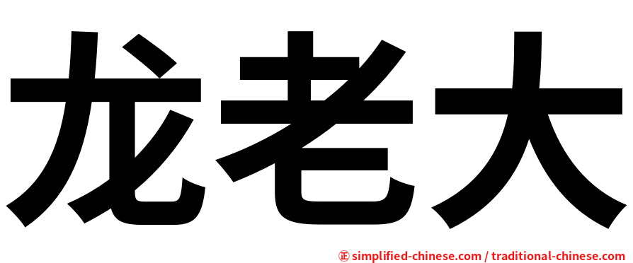 龙老大